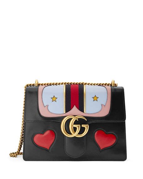 gucci marmont web heart|gg marmont handbags.